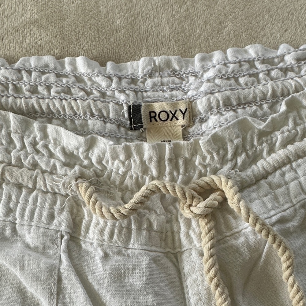 Roxy White Drawstring Pants - image 2